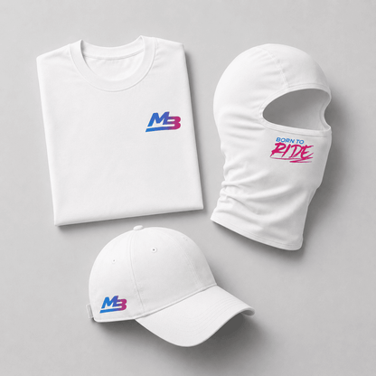 Pack White — MB | T-shirt + Casquette + Cagoule